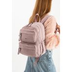 Kadın Sırt Çantası Ultra Hafif Poliamid Kumaş Su Geçirmez Çok Cepli Günlük Sırt Çantası 35*25 cm - 35 x 25 cm - Pembe