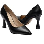 Kadın Sivri Burun Stiletto Topuklu Ayakkabı – 8 cm Siyah, Nude, Beyaz – Klasik Ofis & Abiye Topuklu Ayakkabı, Tam Kalıp (Siyah, EU Ayakkabı Beden Sistemi, Yetişkin, Kadın, Sayısal, Orta, 39)