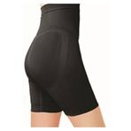 Kadın Siyah Beden Küçülten Seamless Dikişsiz Toparlayıcı Paçalı Korse, 2XL, C945ŞL-19804IGP27169080