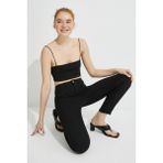 Kadın Siyah Dar Paça Skinny Pantolon - 34