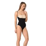 Kadın Siyah Dikişsiz Ince Askılı 1 Beden Incelten Göğüs Altı Çıtçıtlı Body Korse, M, TYC00241846760-869SL00018198