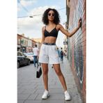 Kadın Siyah Kapsız Crop Top Bluz Sırtı Açık Esnek Kumaş Şık Kadın Üst Giyim