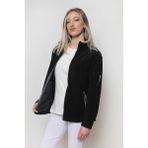Kadın Siyah Polar Hırka - 2XL