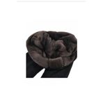 Kadın Siyah Tam Peluşlu Kışlık Esnek Tayt Kalın, Karışık, L/XL, BONARLK583467502621139