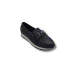 Kadın Siyah Taşlı Tokalı Comfort Loafer Ayakkabı, Rahat Taban, Düz Kadın Babet Ayakkabı taslıtokalıtarzkl1 (Siyah, EU Ayakkabı Beden Sistemi, Yetişkin, Sayısal, Orta, 36)