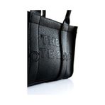 Kadın Siyah Tote Bag Deri Uzun Askılı Mini Çanta Ve Omuz Çantası Siyah
