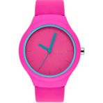Kadın Slikon Fuşya Kol Saati TCTSR005809S0353 - Pembe - Mavi