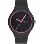 Kadın Slikon Siyah-Pembe Kol Saati TCTSR005802S0346 - Çok Renkli