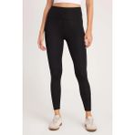 Kadın Slim Fit Dar Kesim Scuba Kumaş Beli Lastikli Siyah Tayt