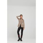 Kadın Slim Fit Dokuma Kumaş Uzun Kollu Bej Gömlek NAAR91332-BEJ - 36