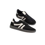 Kadın Sneaker Bağcıklı Düz Taban Spor Ayakkabı Sam Siyah Süet 39