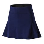 Kadın spor etek yüksek bel hızlı kuru cep ruffles astar yoga tenis koşu fitness salonu skort