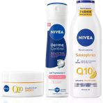Kadın Sprey Deodorant Derma Control Tone 150Ml,Q10 Sıkılaştırıcı Losyon400ml Gündüz Kremi