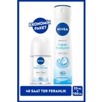 Kadın Sprey Deodorant Fresh Natural 150ml Ve Mini Roll-on Fresh Natural 25ml