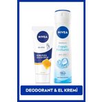 Kadın Sprey Deodorant Fresh Natural 150ml ve Nemlendirici Koruyucu El Bakım Kremi 75ml