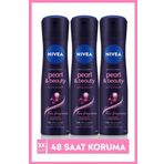Kadın Sprey Deodorant Pearl&beauty Fine Fragrance 150ml, 48 Saat Anti-perspirant Koruma, X3 Adet