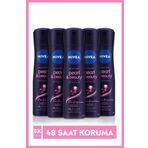 Kadın Sprey Deodorant Pearl&beauty Fine Fragrances,48 Saat Anti-perspirant Koruma,150mlx5