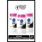 Kadın Stick Deodorant Black&White 50ml, 48 Saat Koruma, X3 Adet