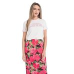Kadın T-shirt S BEYAZ