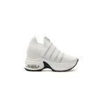 Kadın Taş Detaylı Gizli Dolgu Topuk Sneaker Günlük Ayakkabı 25y 25y300-4 Z Beyaz 41