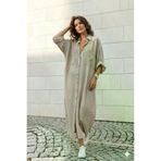 Kadın Taş Yarasa Kol Ekstra Geniş Kesim Oversize Tesettür Tunik / Elbise 700-3282528