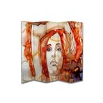 Kadın Temalı Özel Tasarım Paravan Room Divider PRV1026, 180 x 180