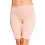 Kadın Ten Rengi Bambu Büyük Beden Ağlı Kısa Tayt Iç Giyim, 3XL, GP3001LX-19804IGP262738