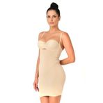 Kadın Ten Rengi Dikişsiz Göğsü Açık Korse Elbise, XL, TYC00241847841-869SL00019604