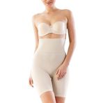 Kadın Ten Rengi Duble Yüksek Bel Soft Pantolon Altı Paçalı Korse, XL, TYC00241849827-869SL00020774