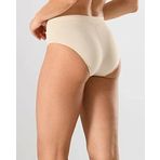 Kadın Ten Rengi Push Up Brazilian Dikişsiz Soft Slip Külot (Ten/L/XL)