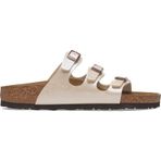 Kadın Terlik 1029818 Birkenstock FLORIDA BF GRACEFUL Pearl White