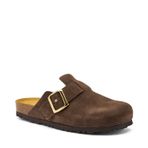 Kadın Terlik 17D5 Frau VELOUR-S T.Moro (Dark Brown)