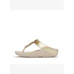 Kadın Terlik HJ1-675 FitFlop HALO BEAD-CIRCLE METALLIC TOE-POST SANDALS
