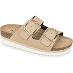 Kadın Terlik VG4801T Valleverde Nabuk Slipper Sabbia - Açık Kahverengi
