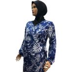 Kadın Tesettür Giyim Namaz Elbisesi Siyah-Yesil Bürümcük Bagcikli - Mavi - Beyaz - 3XL
