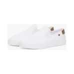 Kadın Th Canvas Slip-On Sneakers - Beyaz