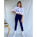 Kadın Toparlayıcı Disco Tayt Lacivert