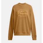 Kadın Ua Project Rock Heavyweight Bisiklet Yaka Tools Sweatshirt 1386444-707 - Sarı-707
