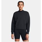 Kadın UA Unstoppable Fleece Grid Mock Uzun Kollu Sweatshirt 1386491-001