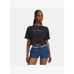 Kadın UA Wordmark Crop Kısa Kollu T-Shirt 6010588-001