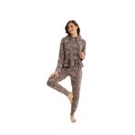 Kadın Uzun Kol Kapüşonlu Antrasit Pijama Takım C4T8N9O51 ANTRASİT XL