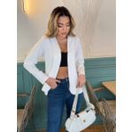 Kadın Uzun Kollu Önü Açık Blazer Ceket
