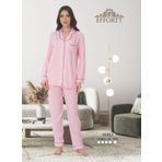 Kadın Uzun Kollu Pijama Takımı (Pembe/S)