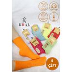 Kadın Uzun Ters Havlu 5 Çift Termal Etkili Kışlık Çorap Seti