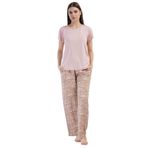 Kadın Vıscon Kısa Kol Pijama Takım, 410053