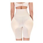 Kadın Yan ve Arka Basen Korse Popo Basen Dolgunlaştırıcı Pedli Push-up Yüksek Bel Korse (TEN, S/M)