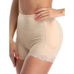 Kadın Yastıklı Popo Kaldırıcı Dolgunlaştırıcı Şekillendirici Pop-Up Korse Kalça Hip Dips Basen Korse - 2XL - 3XL - Ten