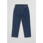Kadın Yüksek Bel %100 Pamuk Mom Fit Jean Pantolon