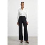 Kadın Yüksek Bel Geniş Paça Pantolon – 18298PNT - BLACK