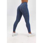 Kadın Yüksek Bel Leopar Desenli Toparlayıcı Fitness Tayt 16438 0030-25